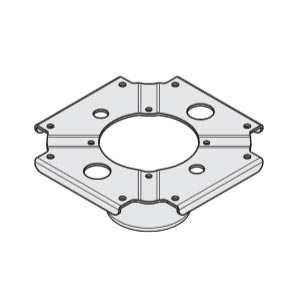 Adaptateur de prise pour montage au sol TUY950