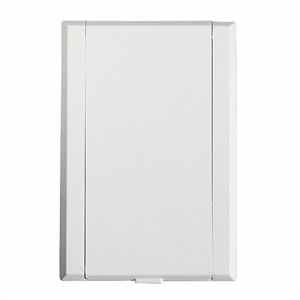 Prise rectangulaire blanche grande porte