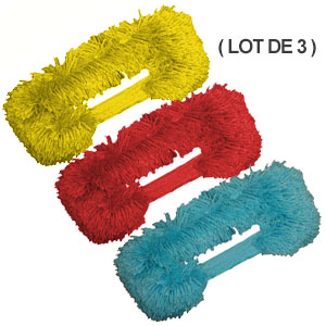 ( Lot de 3 ) Recharge pour Brosse vadrouille microfibre