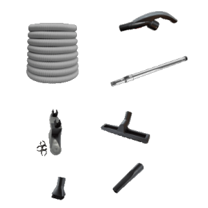 Trousse flexible retractable de 9 m + accessoires 